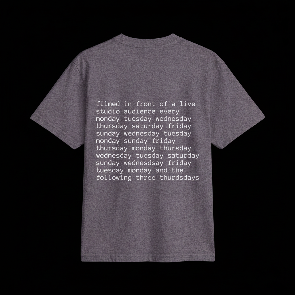 Charcoal tee — back